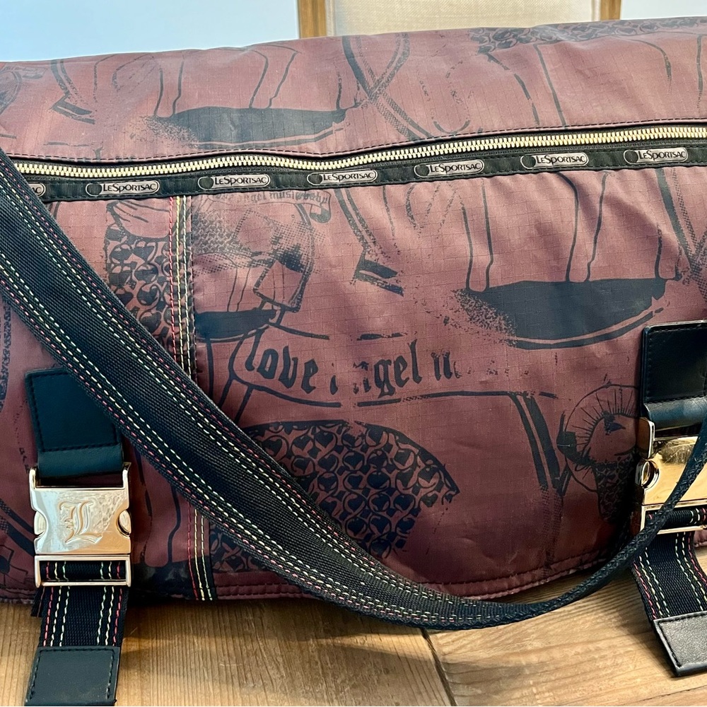 Brown Gwen Stefani L.A.M.B. for LeSportsac duffel bag